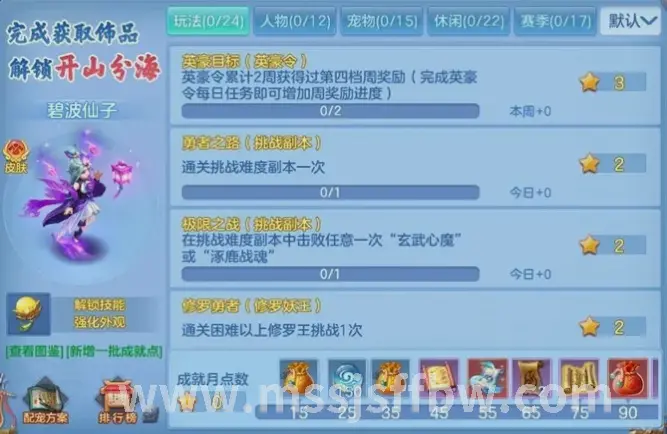 角色养成